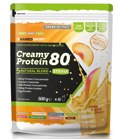 CREAMY PROTEIN MANGO PEACH 500 G - Farmacia Bartoli