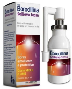 NEOBOROCILLINA SOLLIEVO TOSSE SPRAY 20 ML - Farmacia Bartoli