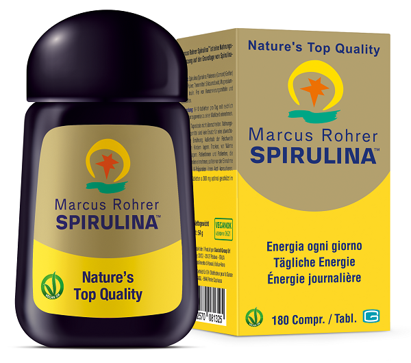 SPIRULINA MARCUS ROHRER 180 COMPRESSE - Farmacia Bartoli