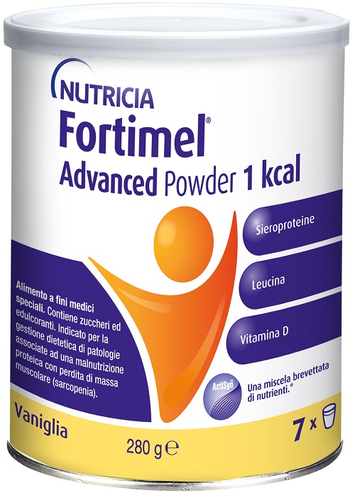 NUTRICIA FORTIMEL ADVANCED POWDER 1 KCAL VANIGLIA 280 G - Farmacia Bartoli