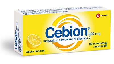 CEBION MASTICABILE LIMONE VITAMINA C 500 MG 20 COMPRESSE - Farmacia Bartoli