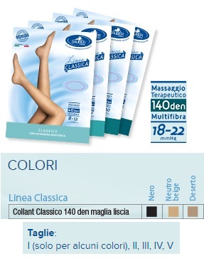 SAUBER COLLANT 140 DENARI MAGLIA LISCIA NEUTRO BEIGE 2 LINEA CLASSICA - Farmacia Bartoli