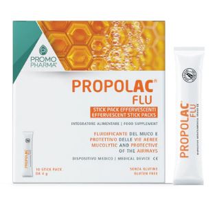 PROPOL AC FLU EFFERVESCENTE 10 BUSTINE - Farmacia Bartoli
