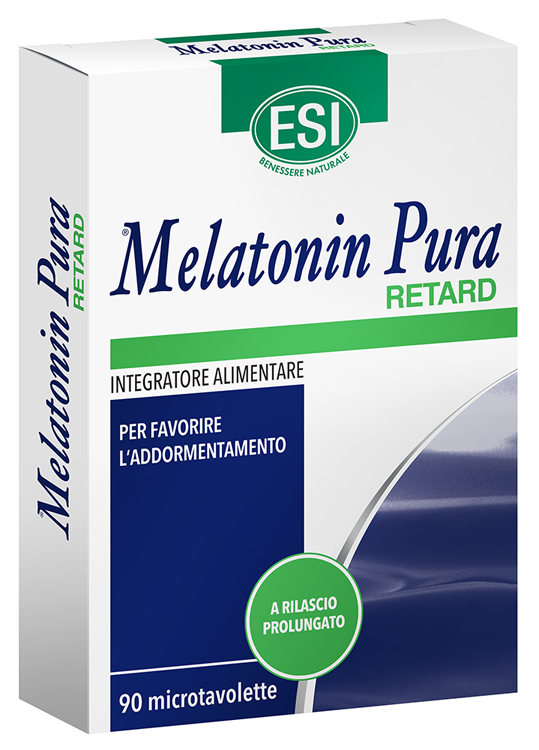 ESI MELATONIN PURA RETARD 90 MICROTAVOLETTE - Farmacia Bartoli