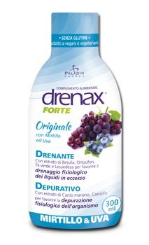 DRENAX FORTE ORIGINALE CON MIRTILLO E UVA 300 ML - Farmacia Bartoli