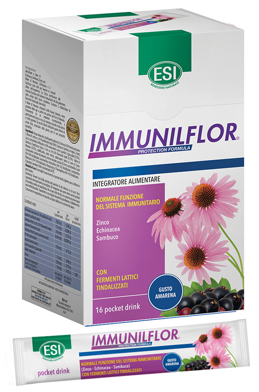 ESI IMMUNILFLOR POCKET DRINK 16 POCKET DRINK - Farmacia Bartoli