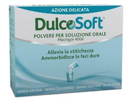 DULCOSOFT POLVERE PER SOLUZIONE ORALE 20 BUSTINE - Farmacia Bartoli