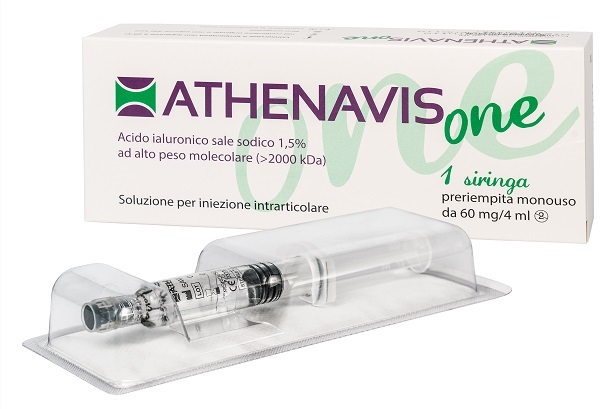 SIRINGA INTRA-ARTICOLARE ATHENAVIS ONE ACIDO IALURONICO 1,5% 4 ML - Farmacia Bartoli