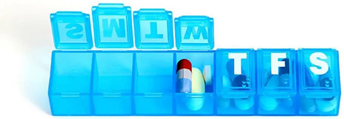 PORTAPILLORE SET MEDSTIMANALE MEDS - Farmacia Bartoli