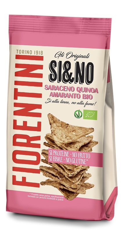BIO SI&NO MINI GALLETTE DI GRANO SARACENO QUINOA AMARANTO PINK IS GOOD 80 G - Farmacia Bartoli