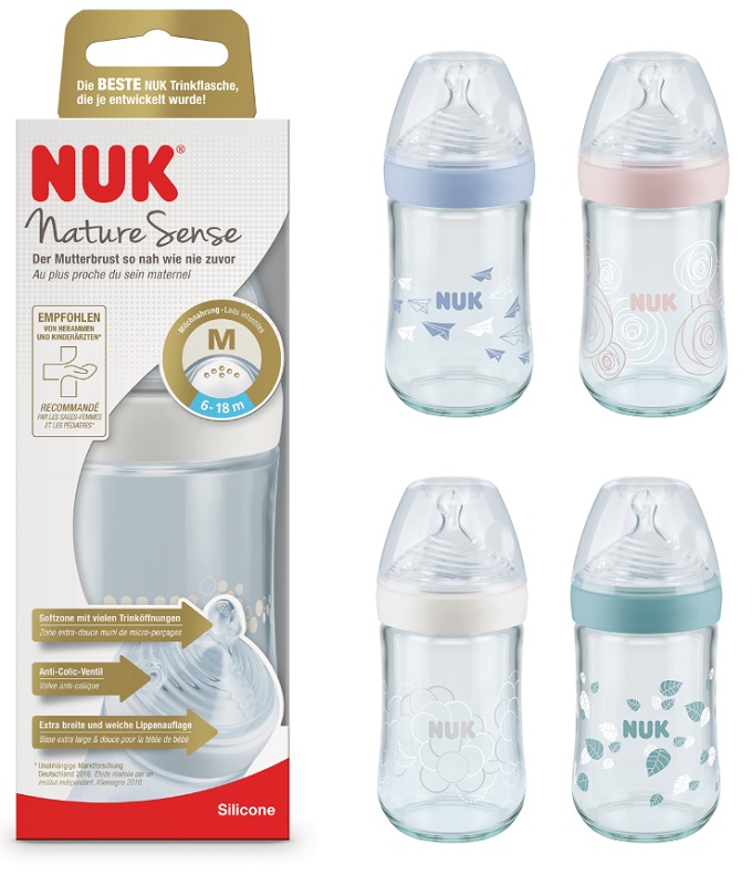 NUK BIBERON NATURAL SENSE SI 260 ML - Farmacia Bartoli