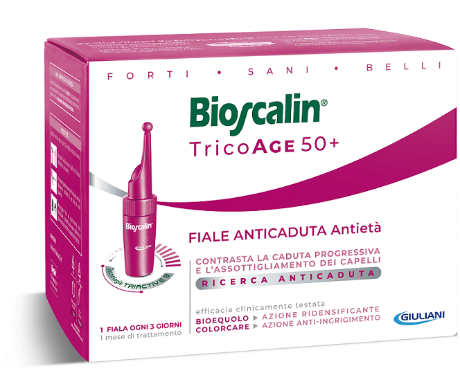 BIOSCALIN TRICOAGE ANTICADUTA ANTIETA' 10 FIALE 3,5 ML - Farmacia Bartoli