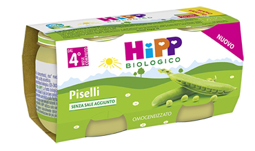 HIPP BIO OMOGENEIZZATO PISELLI 2X80 G - Farmacia Bartoli