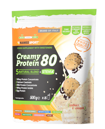 CREAMY PROTEIN 80 COOKIES & CREAM 500 G - Farmacia Bartoli