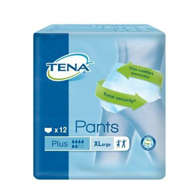 PANNOLONE PULL UP TENA PANTS PLUS TAGLIA EXTRA LARGE 12 PEZZI - Farmacia Bartoli