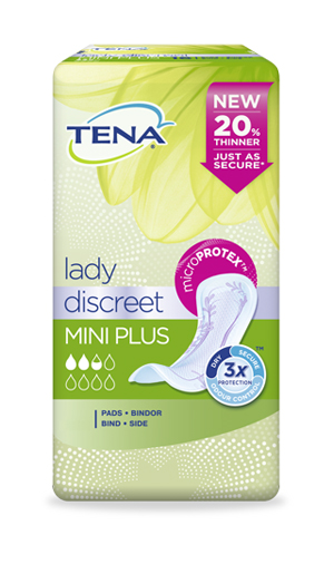 PANNOLONE SAGOMATO TENA DISCREET MINI PLUS 16 PEZZI - Farmacia Bartoli