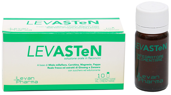 LEVASTEN 10 FLACONCINI DA 10 ML - Farmacia Bartoli