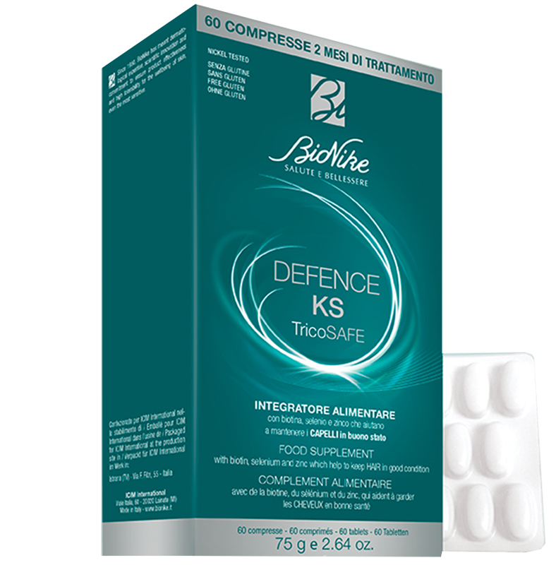 DEFENCE KS TRICOSAFE 60 COMPRESSE - Farmacia Bartoli
