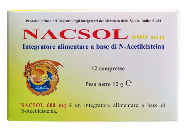 NACSOL 12 COMPRESSE - Farmacia Bartoli