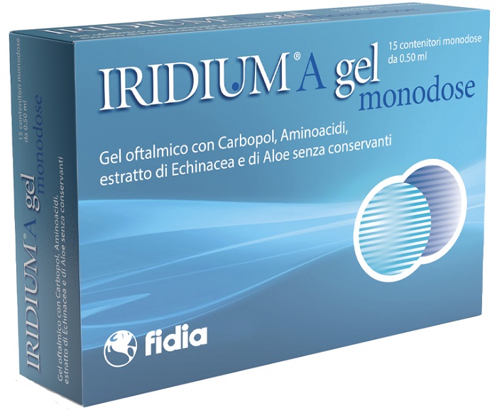 IRIDIUM A GEL OFTALMICO MONODOSE 15 CONTENITORI DA 0,50 ML - Farmacia Bartoli