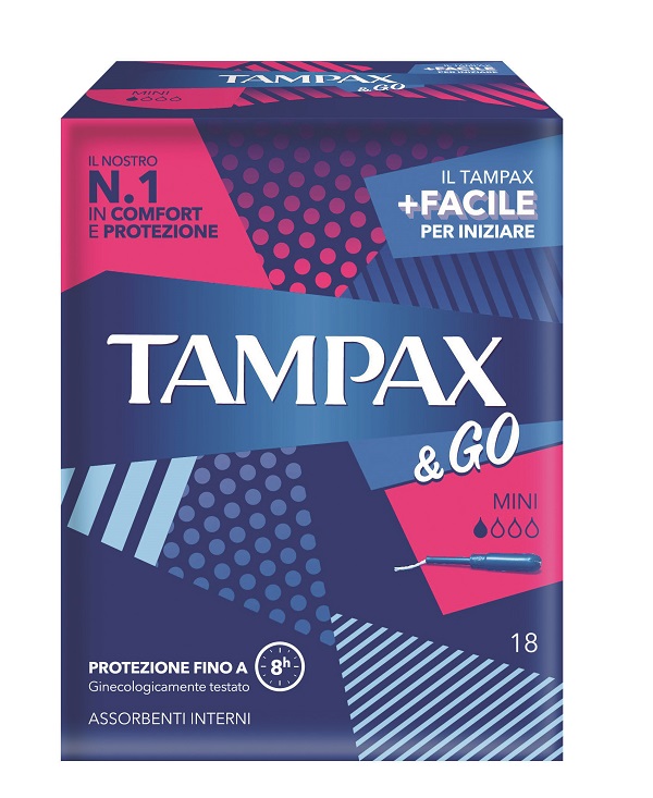TAMPAX & GO MINI 18 PEZZI - Farmacia Bartoli