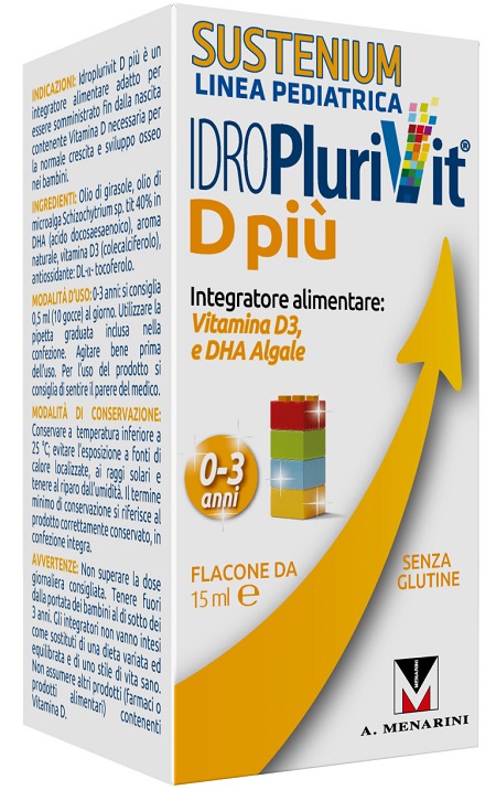 IDROPLURIVIT D+ SUSTENIUM 15 ML - Farmacia Bartoli