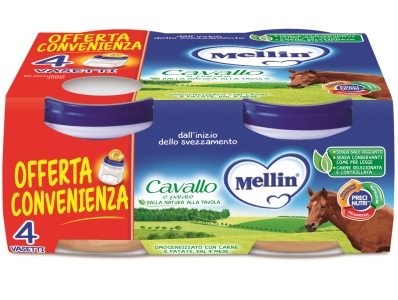 MELLIN OMOGENEIZZATO CAVALLO 4 X 80 G - Farmacia Bartoli