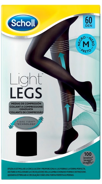 SCHOLL LIGHTLEGS 60 DENARI TAGLIA M COLORE NERO 1 PAIO - Farmacia Bartoli