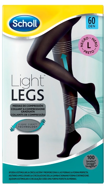 SCHOLL LIGHTLEGS 60 DENARI TAGLIA L COLORE NERO 1 PAIO - Farmacia Bartoli