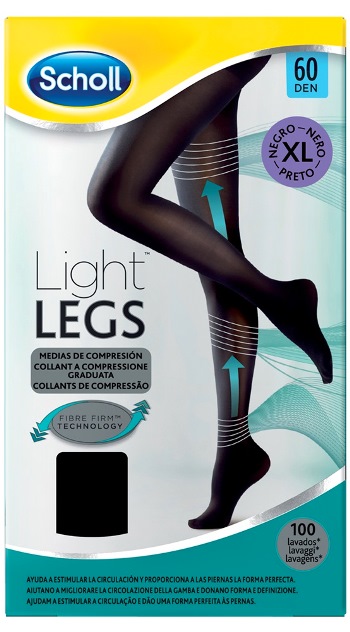 SCHOLL LIGHTLEGS 60 DENARI TAGLIA XL COLORE NERO 1 PAIO - Farmacia Bartoli