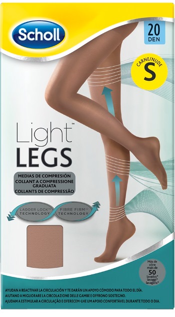 SCHOLL LIGHTLEGS 20 DENARI TAGLIA S COLORE NUDE 1 PAIO - Farmacia Bartoli