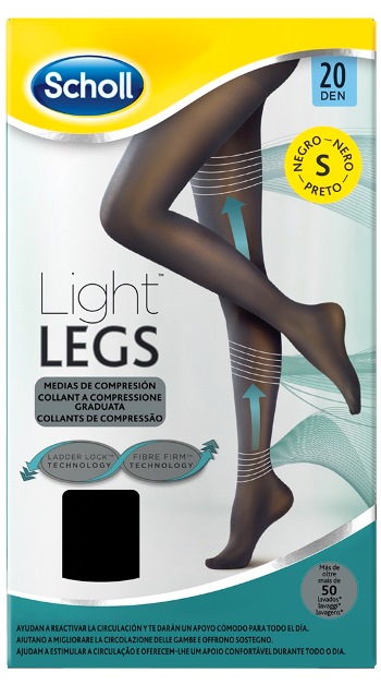 SCHOLL LIGHTLEGS 20 DENARI TAGLIA S COLORE NERO 1 PAIO - Farmacia Bartoli