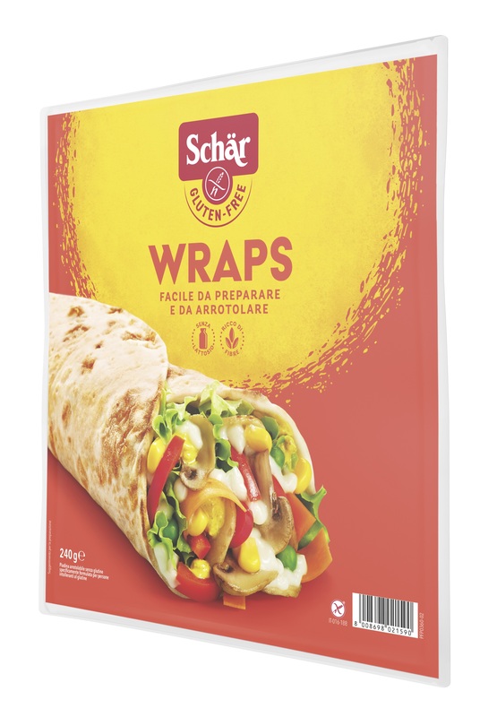 SCHAR WRAPS PIADINA ARROTOLABILE SENZA LATTOSIO 240 G - Farmacia Bartoli