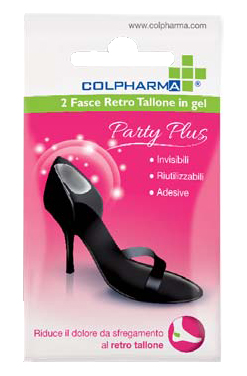 COLPHARMA PARTY PLUS FASCIA RETRO TALLONE IN GEL 2 PEZZI - Farmacia Bartoli