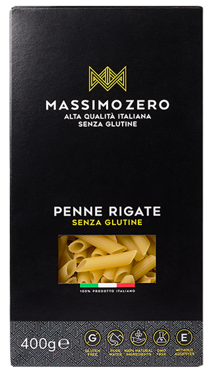 MASSIMO ZERO PENNE RIGATE 400 G - Farmacia Bartoli