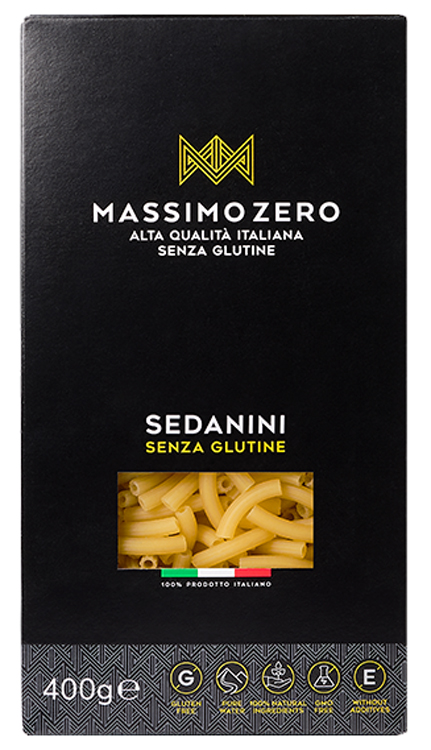 MASSIMO ZERO SEDANINI RIGATI 400 G - Farmacia Bartoli