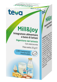 MILL&JOY TEVA 100 COMPRESSE MASTICABILI - Farmacia Bartoli