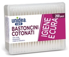UNIDEA BASTONCINI COTONATI 200 PEZZI - Farmacia Bartoli