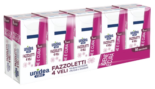 UNIDEA FAZZOLETTI 10 PACCHETTI 9 PEZZI - Farmacia Bartoli