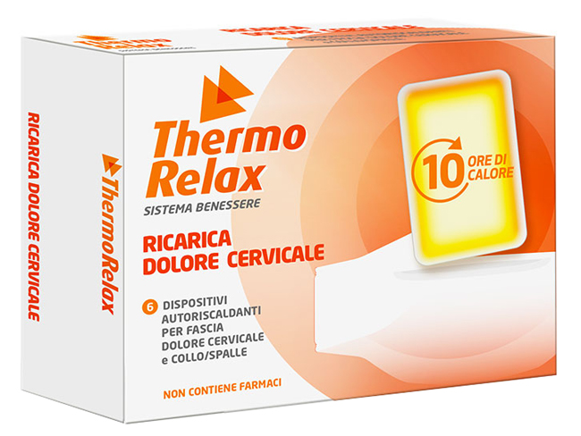 THERMORELAX RICARICA PER FASCIA DOLORE CERVICALE 6 DISPOSITIVI AUTORISCALDANTI - Farmacia Bartoli