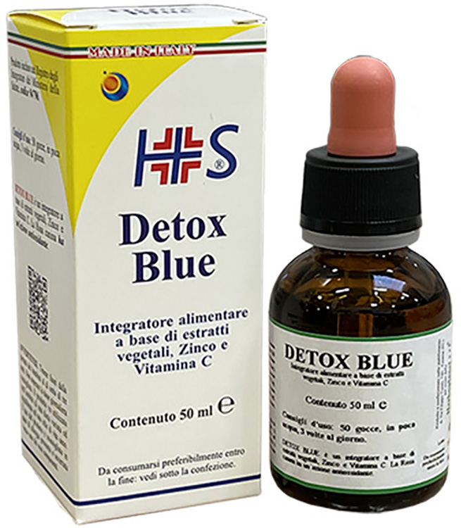 DETOX BLUE GOCCE 50 ML - Farmacia Bartoli