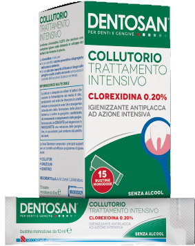 DENTOSAN COLLUTORIO MONODOSE INTENSIVO 0,20% 15 BUSTINE DA 10 ML - Farmacia Bartoli