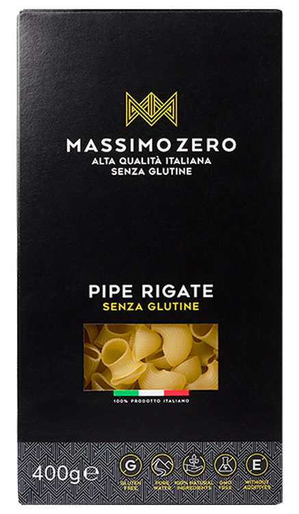 MASSIMO ZERO PIPE RIGATE 400 G - Farmacia Bartoli
