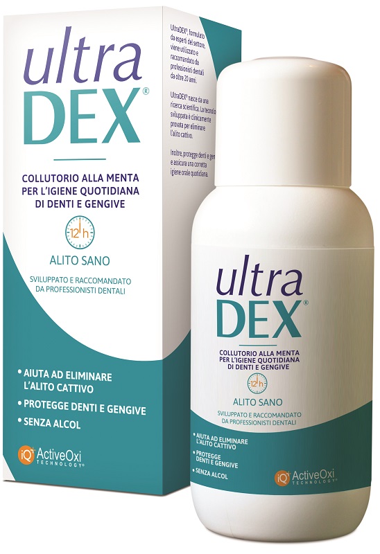 ULTRADEX COLLUTORIO ALITO SANO 250 ML SENZA ALCOOL - Farmacia Bartoli