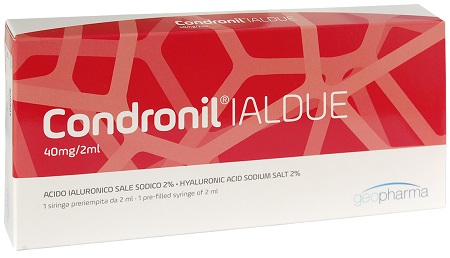 SIRINGA INTRA-ARTICOLARE CONDRONIL IALDUE PRERIEMPITA ACIDO IALURONICO SALE SODICO 40 MG 2 ML - Farmacia Bartoli