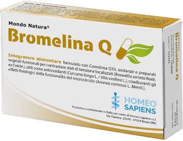 BROMELINA Q MONDO NATURA 30 COMPRESSE - Farmacia Bartoli
