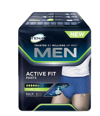 PULL UP UOMO TENA MEN PANTS ACTIVE FIT M 9 PEZZI - Farmacia Bartoli
