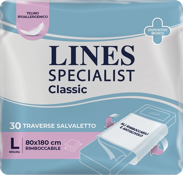 TRAVERSA LINES SPECIALIST CLASSIC 80X180 CM 30 PEZZI - Farmacia Bartoli