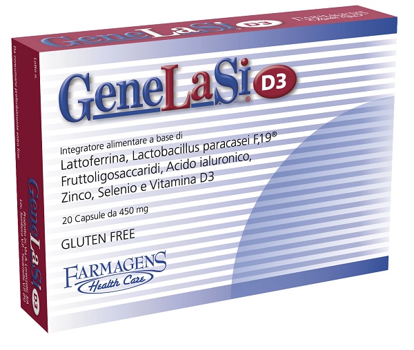 GENELASI D3 20 CAPSULE 450 MG - Farmacia Bartoli