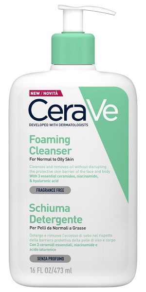 CERAVE SCHIUMA DETERGENTE VISO 473 ML - Farmacia Bartoli